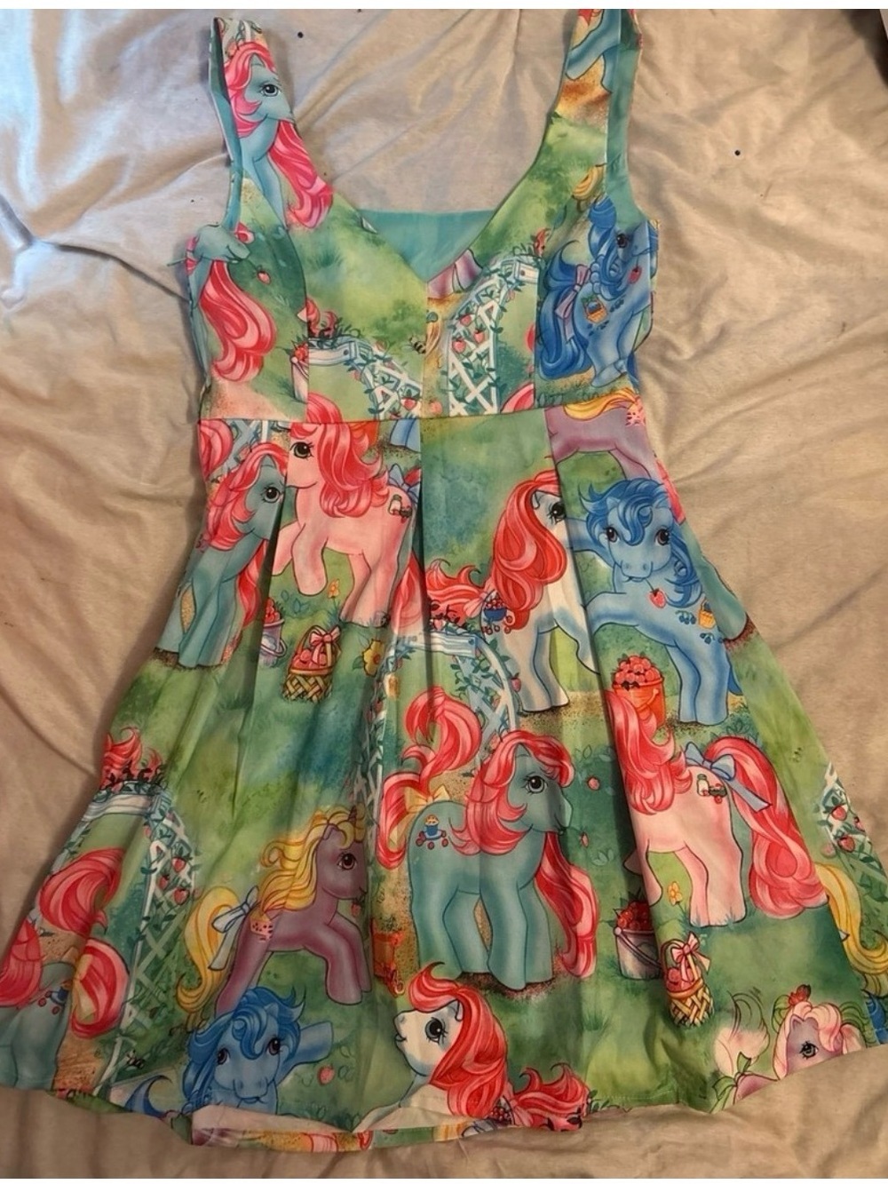 My Little Pony x Iron Fist HARD TO FIND y2k‎ MLP Skater Dress, Size Small